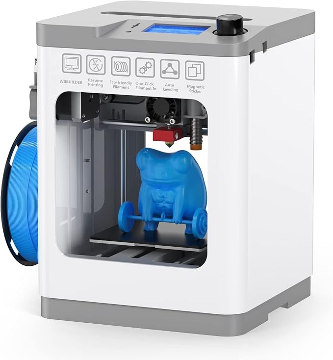 Beginner 3D Printer, Mini FDM 100x100x100mm Fully Assembled Изображение 3
